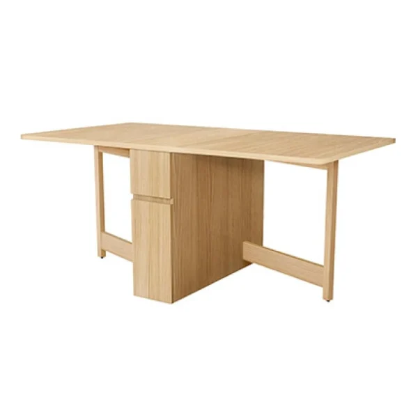 de garantie authentique MES Table à Manger 170x90x75 Cm Décor Chêne – LOKSA 1