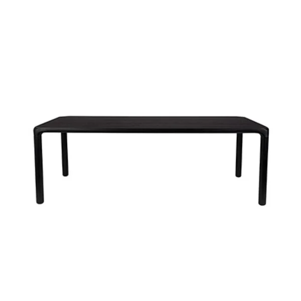 boutiqued pas cher MES Table à Manger 220x90x75 Cm Décor Frêne Noir – STORM 1