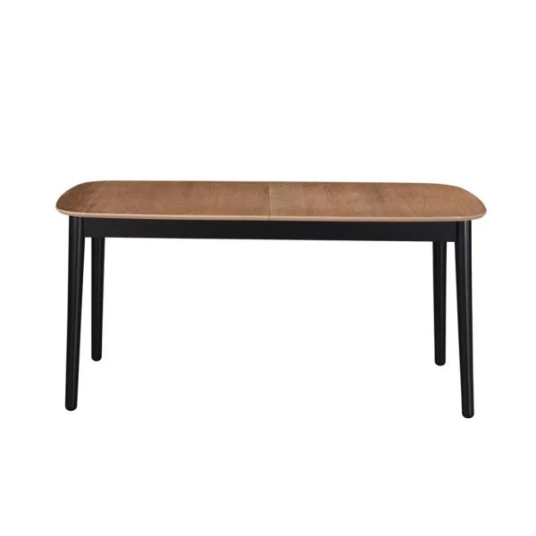 Vente-unique Table à Manger Extensible 6 à 8 Couverts En MDF Et Hévéa – Naturel… pas cher 4