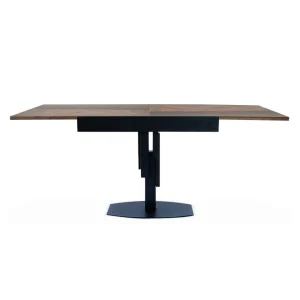 Paris Prix Table à Manger Extensible Régina 90-180cm Noir & Marron garantis authentique 7