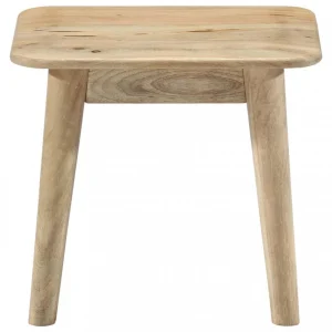 Chunhelife Table Basse 45x45x40 Cm Bois De Manguier Massif mode pas cher 9