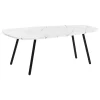 achat Beliani Table Basse Effet Marbre Blanc Et Noir BIDDLE 5