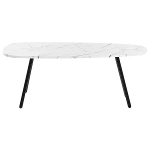 achat Beliani Table Basse Effet Marbre Blanc Et Noir BIDDLE 11