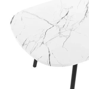 achat Beliani Table Basse Effet Marbre Blanc Et Noir BIDDLE 13