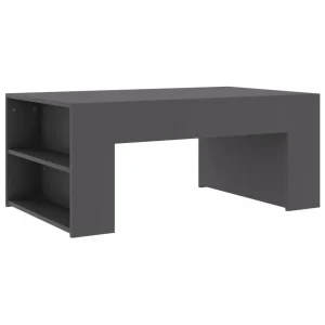 Chunhelife Table Basse Gris 100x60x42 Cm Aggloméré meilleur service 9