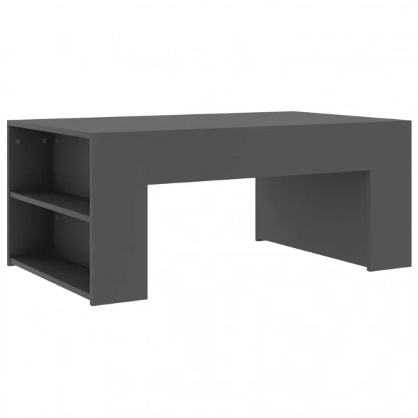 Chunhelife Table Basse Gris 100x60x42 Cm Aggloméré meilleur service 3