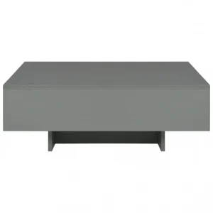 magasin pour Chunhelife Table Basse Gris Brillant 85 X 55 X 31 Cm MDF 11