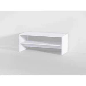 Large choix en ligne MPC Table Basse Mdf Blanc 99,6 X 40,1 X 39,8 Cm (lxhxp) 7