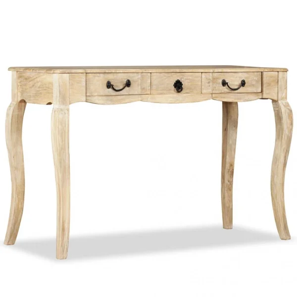 SANS MARQUE Table Console Bois De Manguier Massif 120 X 50 X 80 Cm – Brun magasin en ligne france 1