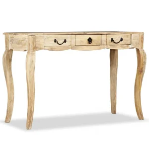 SANS MARQUE Table Console Bois De Manguier Massif 120 X 50 X 80 Cm – Brun magasin en ligne france 11