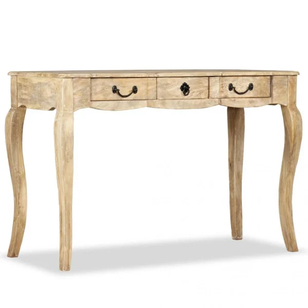 SANS MARQUE Table Console Bois De Manguier Massif 120 X 50 X 80 Cm – Brun magasin en ligne france 5