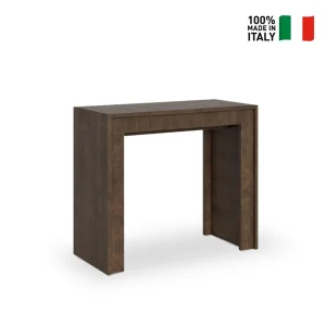 Itamoby Table Console Extensible En Bois De Noyer 90×42-302cm Salle à Manger … magasin en ligne france 9