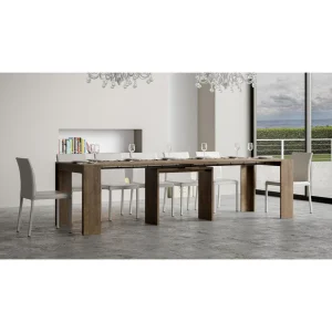 Itamoby Table Console Extensible En Bois De Noyer 90×42-302cm Salle à Manger … magasin en ligne france 15