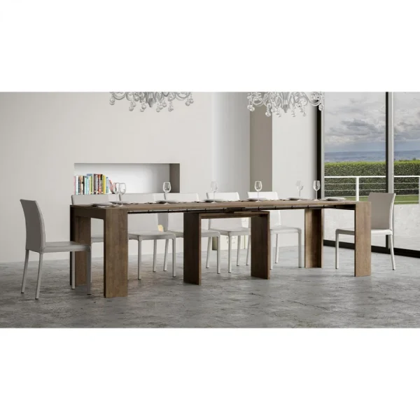 Itamoby Table Console Extensible En Bois De Noyer 90×42-302cm Salle à Manger … magasin en ligne france 6