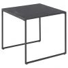 belle TOILINUX Table D’appoint Carré En Mélaminé Et Métal – L.50 Cm X H. 45 Cm – … 17