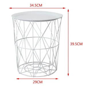 à prix très bas Marque Generique Table D’appoint Moderne Tables D’extrémité Mobiles Rondes Pour Chamb… 6