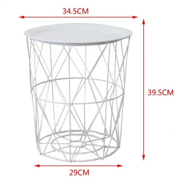 à prix très bas Marque Generique Table D’appoint Moderne Tables D’extrémité Mobiles Rondes Pour Chamb… 3