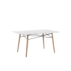 Beliani Table Blanche 140 X 80 Cm BIONDI – Blanc mode 7