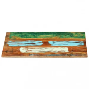 VidaXL Dessus De Table Rectangulaire 60×70 Cm 25-27 Mm Bois Récupér?… mode pas cher 9