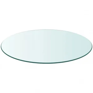 VidaXL Dessus De Table Ronde En Verre Trempé 700 Mm offre spéciale 8