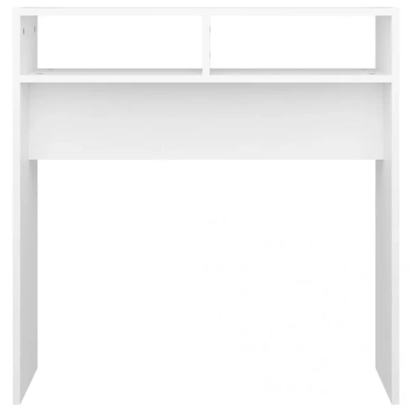 VidaXL Table Console Blanc 78x30x80 Cm Aggloméré officiel 6